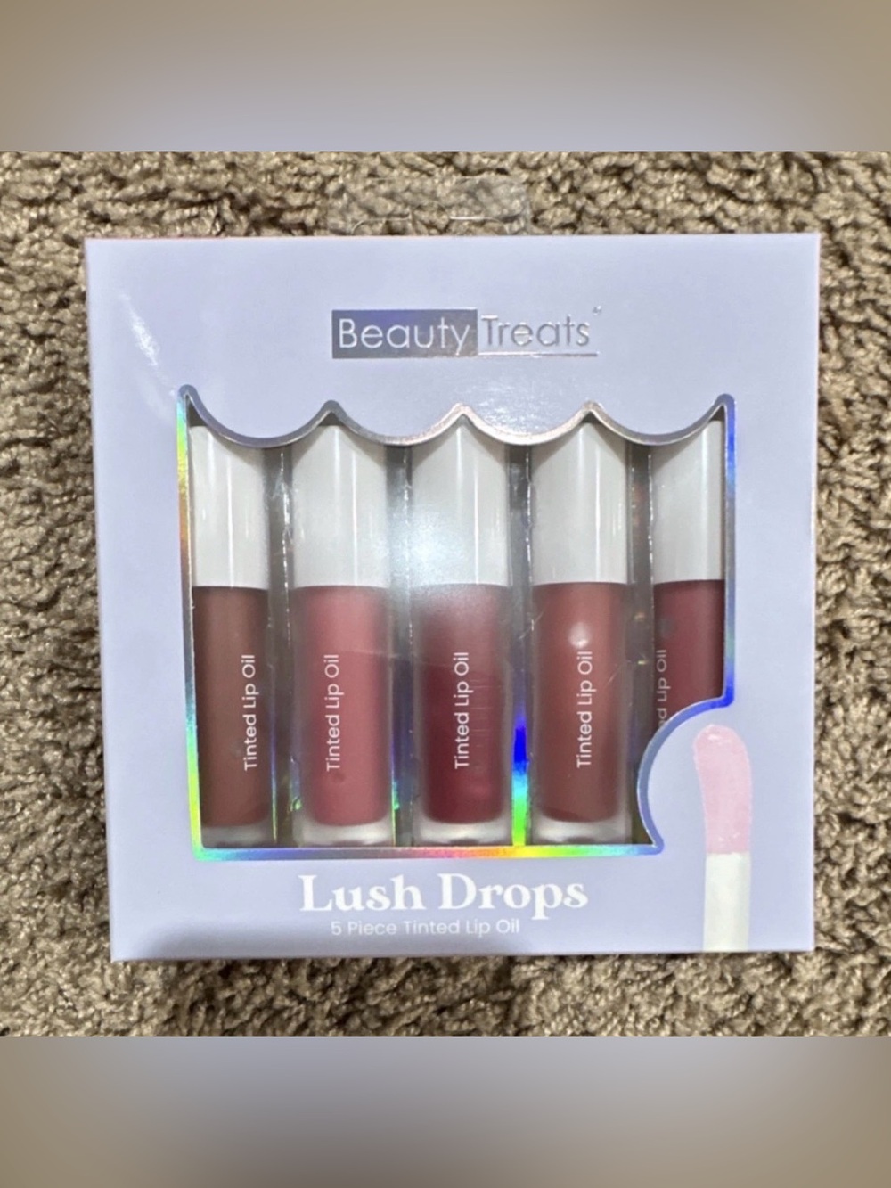 Lush Drops 5-Piece Tinted Lip Oil Set - Pink & Mauve Shades